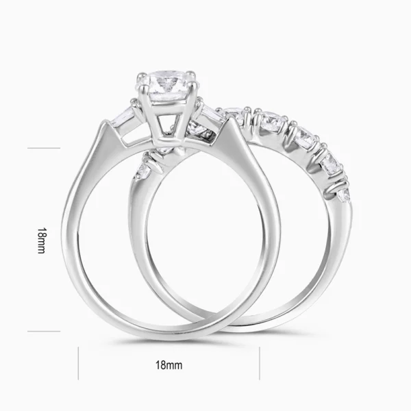 Farah Wedding Twin Rings