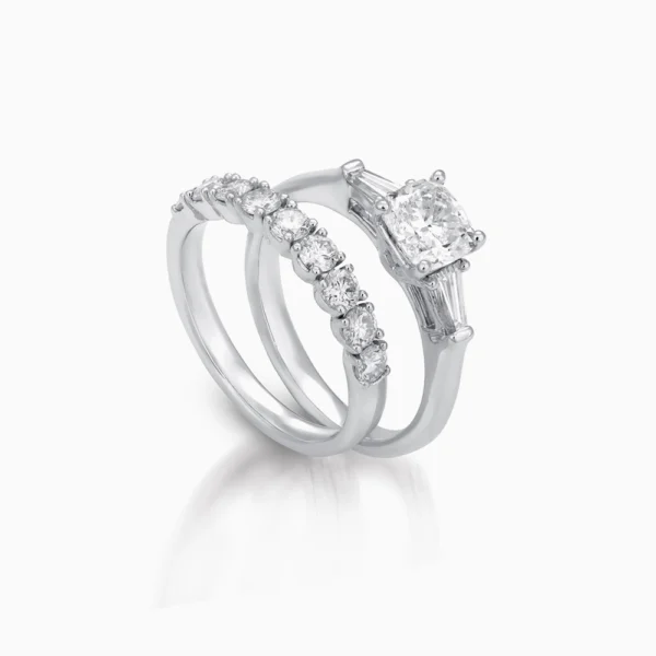 Farah Wedding Twin Rings