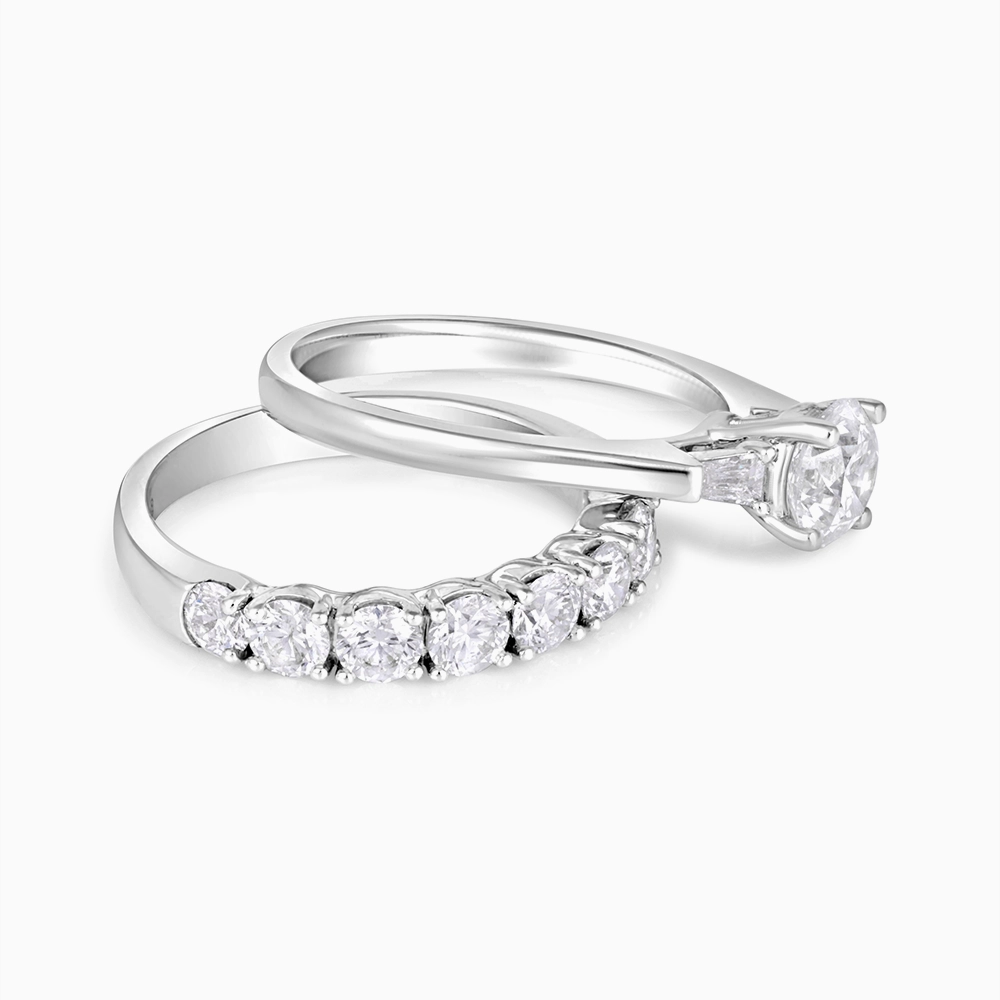Solitaire-Twin-Rings